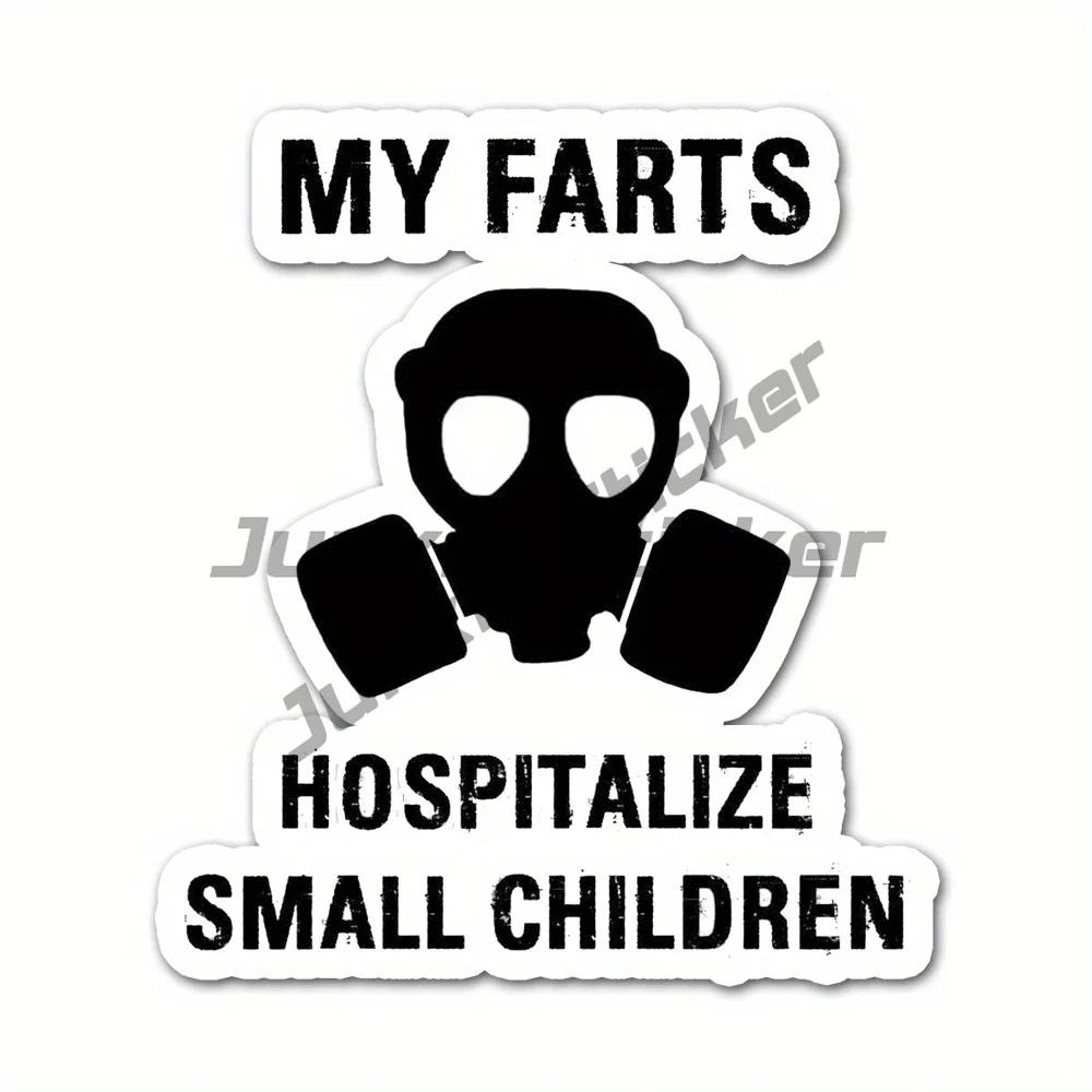 

Funny Farts Pattern Sticker Decal Bumper Sticker Cartoon Irregular Self-adhesive Stickers