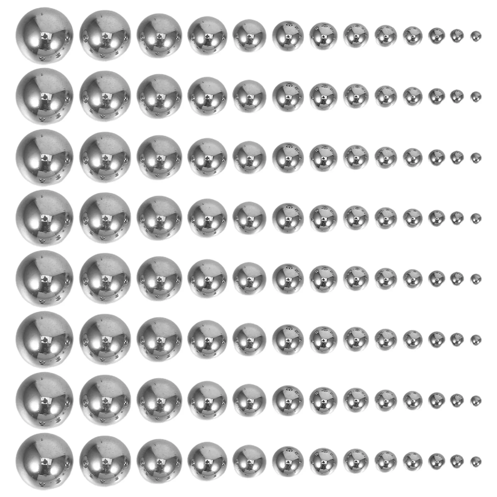 700Pcs Stainless Steel Bearing Balls 304 Polished 2-10Mm for Mechanical Repair Craft Projects Industrial Machine Parts DIY view 3