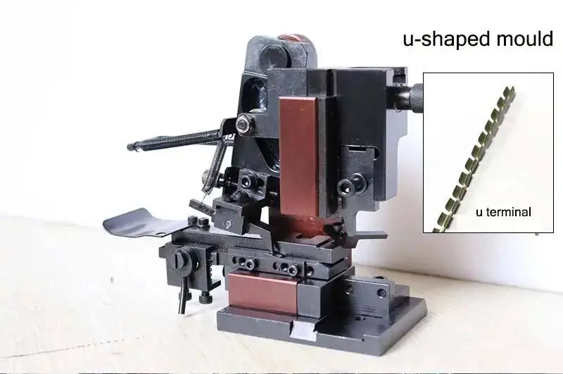 OTP  side feeding terminal crimping mold/mould with blades crimping applicator for super mute terminal crimping machine