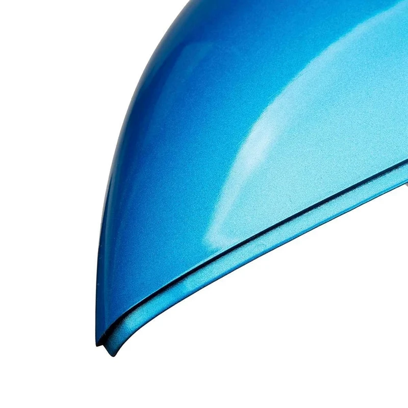 Wing Door Rearview Mirror Cover For Ford Fiesta MK7 2008 2009 2010 2011 2012 2013 2014 2015 2016 2017 Blue