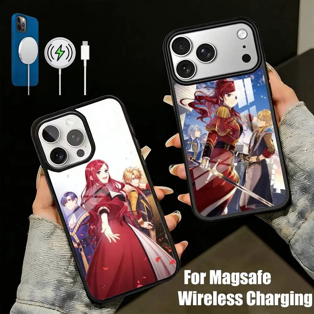 

Anime The H-Heretical Last Boss Q-Queen Phone Case For iPhone17,16,15,14,13 Plus,Pro Max Magnetic For Magsafe Wireless Charging