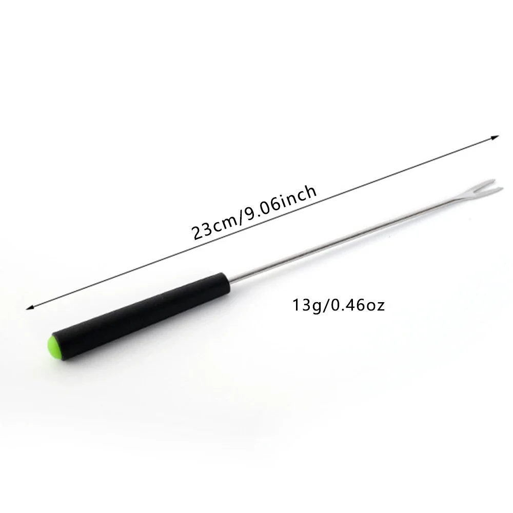 6/12 قطعة الفولاذ المقاوم للصدأ فوندو شوكة شوكة الشوكولاته مع PP مقبض كعكة الفاكهة الجبن وعاء الساخن شوكة شواء سيخ اللحوم المطبخ أداة #3