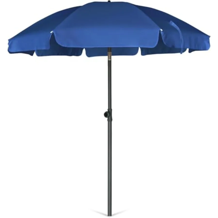 

Patio Umbrella 6.5 Feet Outdoor Table Umbrella with Tilt Steel Pole UPF50+ Protection Great for Outdoor Garden Backyard
