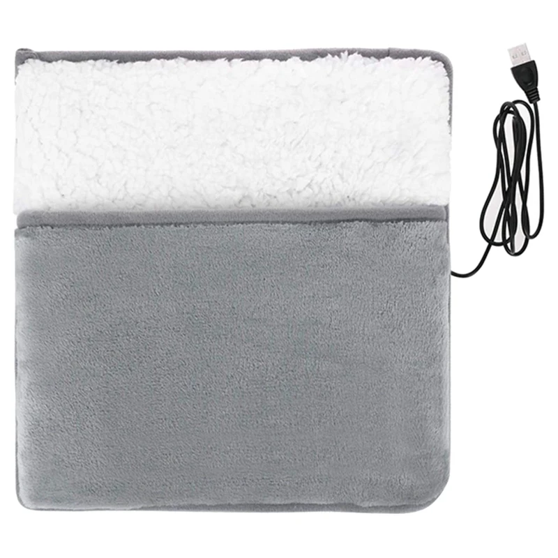 1 Piece Foot Warmer Electric Heated Foot Warmer Extra Foot Heating Pad For Bed, Office, Under Desk