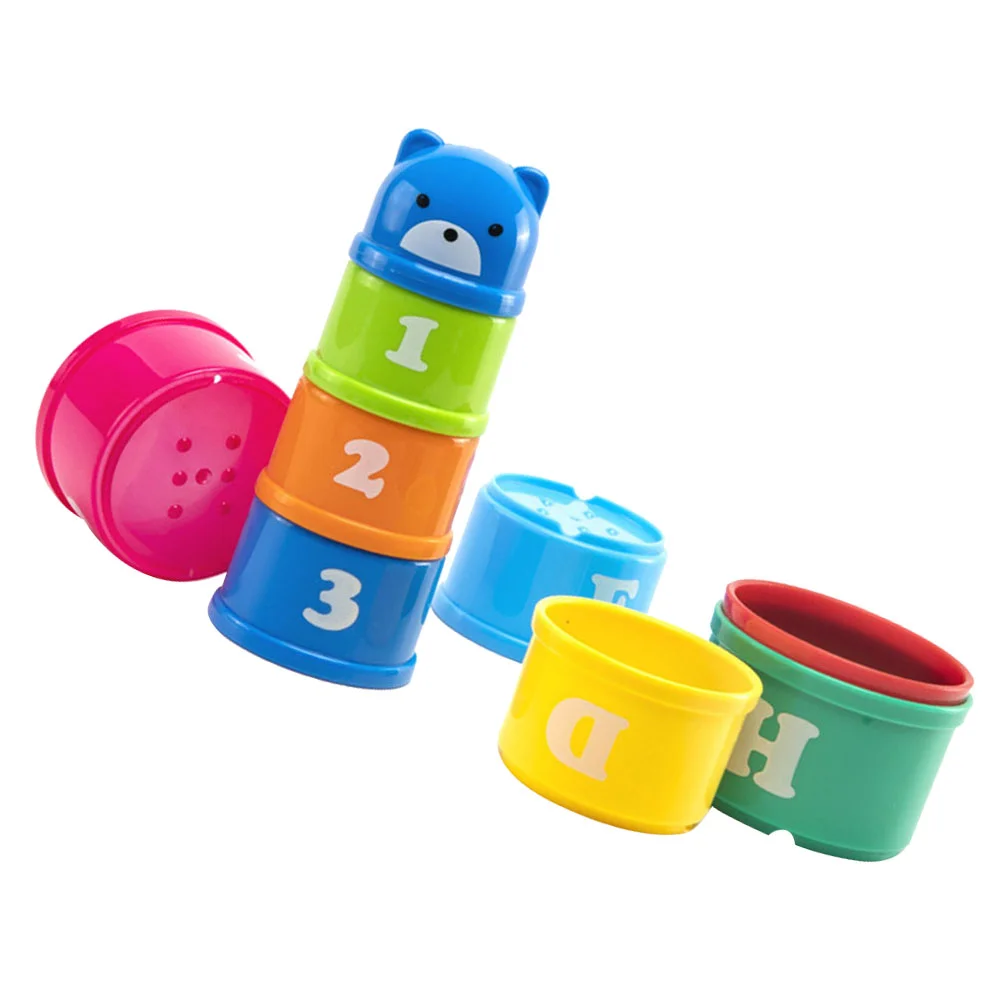 Juego de tazas apilables Tylonal para niños, juguetes educativos para niños pequeños