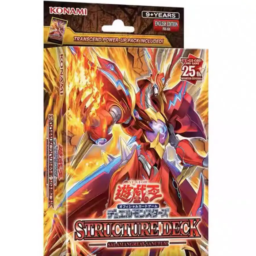 2024 Original Card Game Yu Gi Oh Structure Deck:The Holy Domain SDSS of Reincarnated Flame Beast English SEALED Card Collection