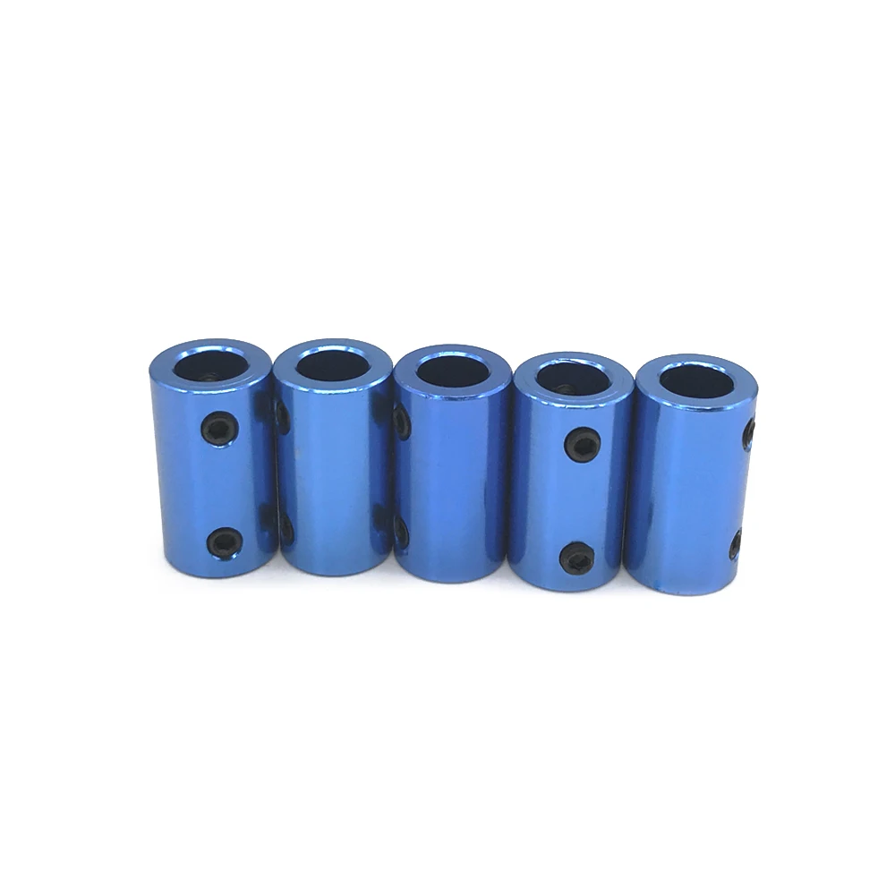 D14L25 Blue Cylindrical Hard Top Wire Aluminum Alloy Coupling Aperture 3/4/5/6/6.35/7/8mm 3D Printer Parts Screw Stepper Motor