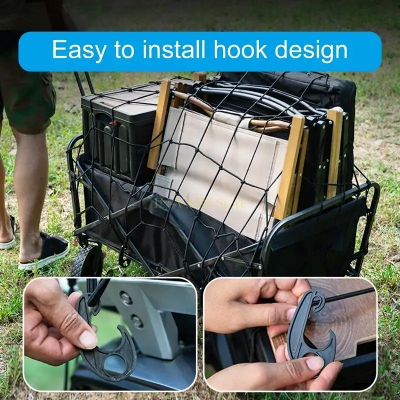 M5TC Wagon Net Net Cover Beach Cartbrows Wheelbrows Wagon Cargo Net Net Wagon Wagon