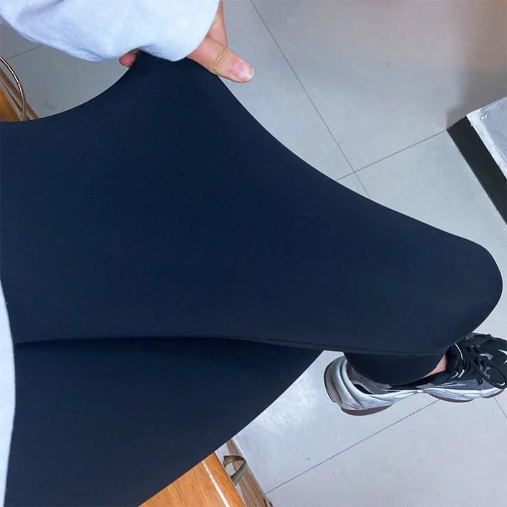 Damskie legginsy niewidoczne podwójny zamek błyskawiczny startu Plus Size do jogi jesienne spodnie zimowe modne wygodne sporty na świeżym powietrzu