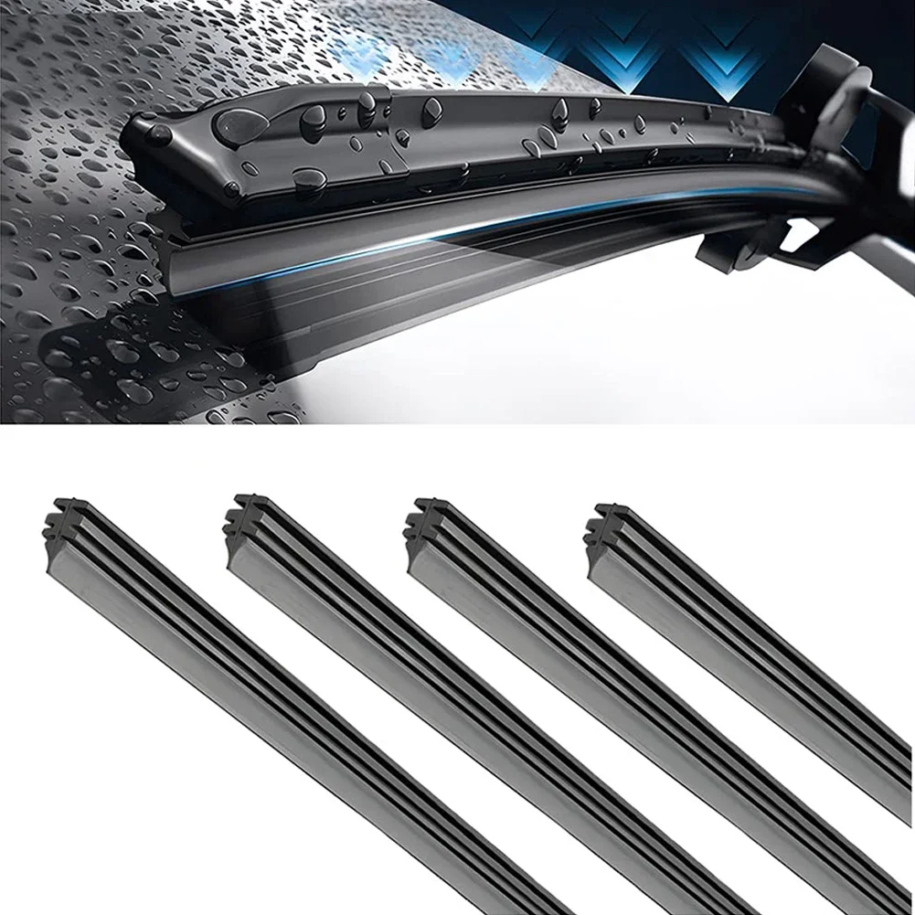 Essential Accessories For Safer Driving Wiper Blade Inserts Refills 6mm 24 Inch Twin Rail Metal Back X 2 Pairs