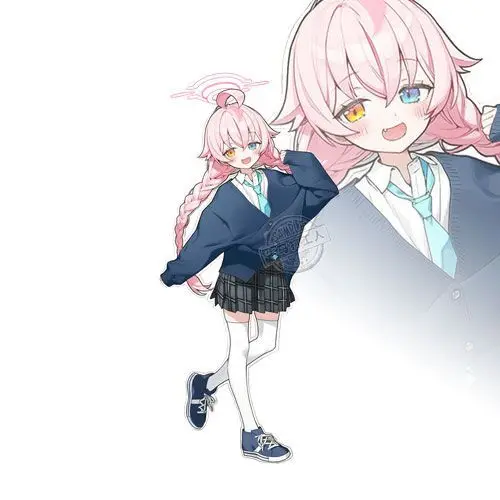 Anime Blue Archive Takanashi Hoshino Cosplay Acrylic Stand Accessories Collection Figure Desktop Ornaments Halloween Gifts