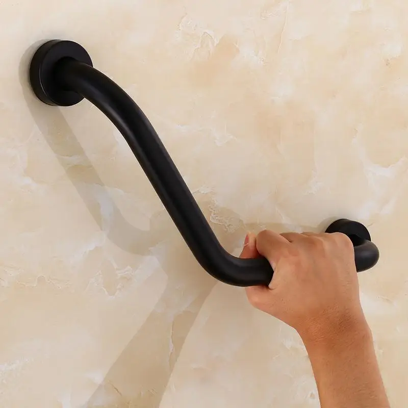 Bathtub Arm Safe-Grip Bar Strong and Durable Stainless Steel Shower Handle Wall Mount Handicap Grab Bars for Bathroom