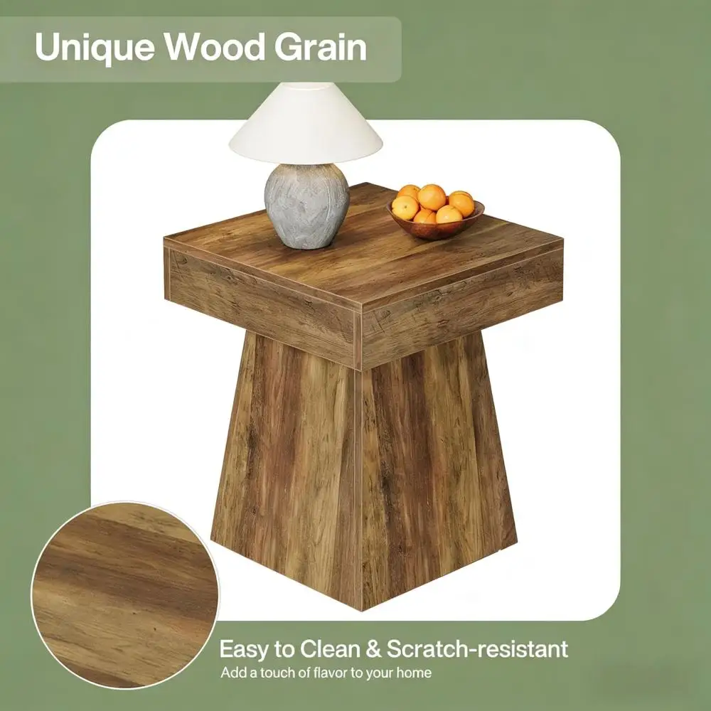 Table de chevet étroite, table basse, table basse carrée