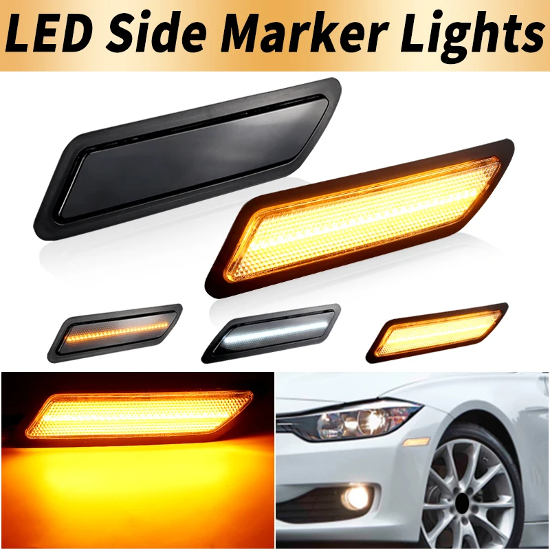 

2PCS LED Side Marker Lights Canbus For BMW 320i 328i 335i Sedan 2012-2015 328d 328i 335i GT xDrive 2014-2015 Turn Signal Lamps