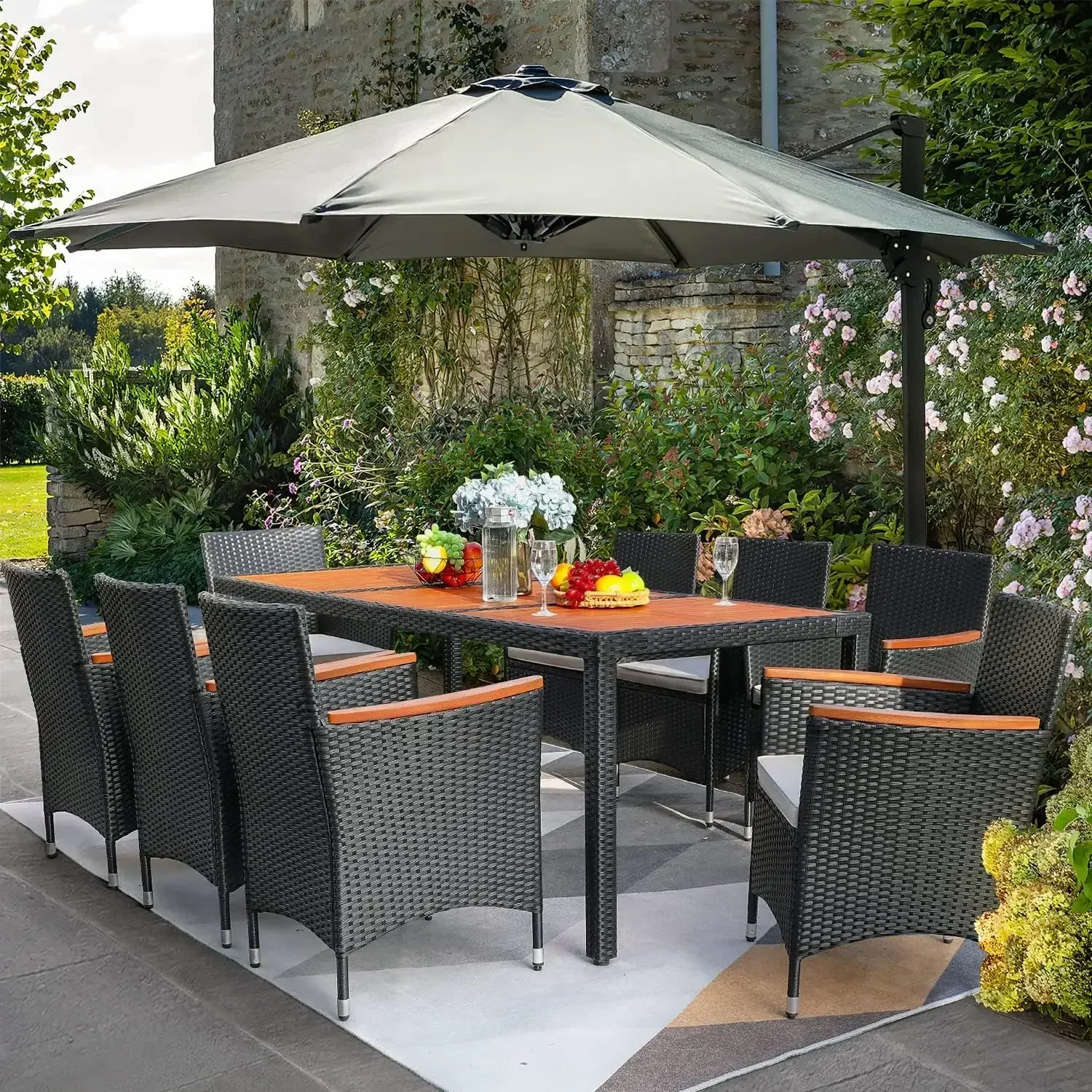9-Piece Patio Dining Set 5
