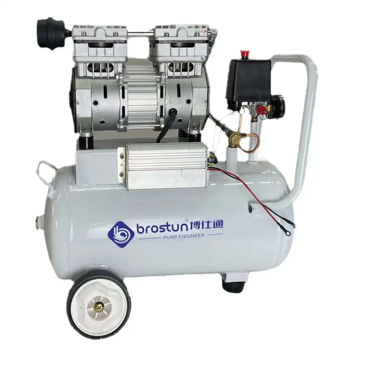 Factory Air Pump Compressor 8Bar 220V 0.75KW 1h-p Piston Pump Head Dentist de-tal Oil Free Air Compressor