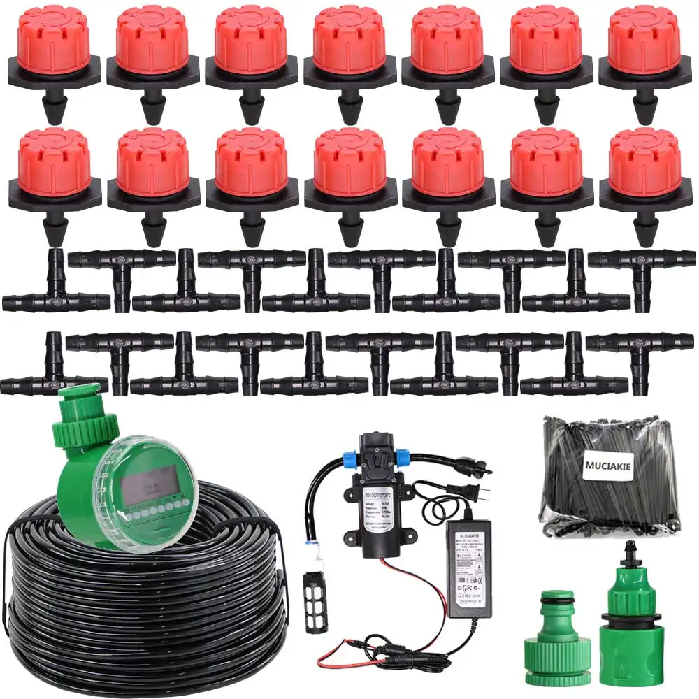 Drip Irrigation System 5M-50M DIY  Automatic Watering Garden Hose Micro Drip Watering Kits with Adjustable Drippers Home Supplie