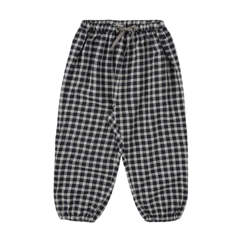 2-10Y Children's Clothing 2026 Summer New Baby Outdoor Wear Mosquito Proof Pants Cotton Yarn Boys and Girls Thin Casual Pants