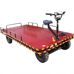 Electric Four-wheel Flatbed Transport Vehicle, 1000kg Load Electric Platform, Heavy-duty transport , Commercial Industrial use