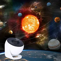 Proyector de galaxia 13 en 1, luz nocturna, lámpara de proyector planetario 360 °   Proyector de cielo estrellado giratorio para habitación, regalo decorativo para niños