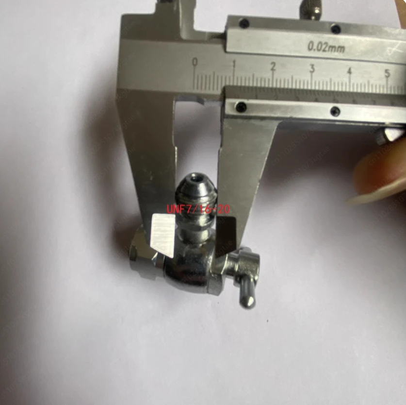 UNF7/16-20 Parker European Standard Accumulator Nitrogen Filling Tool Joint 1/8 NPT Shock Absorber Nitrogen Filling Connector