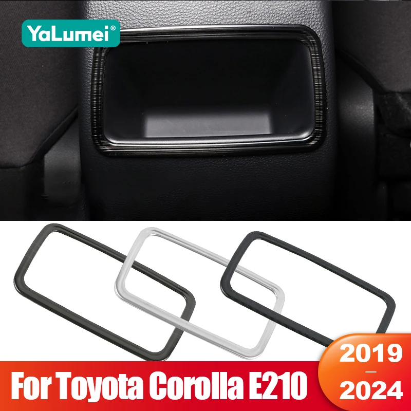 

For Toyota Corolla E210 2019 2020 2021 2022 2023 2024 Hybrid Car Rear Console Air Conditioning Outlet Frame Cover Accessories