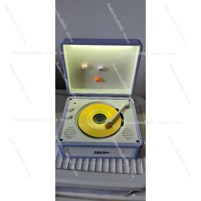Disc Album Adapter Player CD Player Bluetooth Speaker All in One Portable CD Player Birthday Gift Creative Audio System