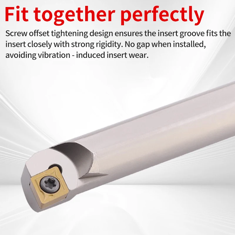 UFS TAP CNC Lathe Boring Bar for Internal Hole H-SCLCR03/06/09 High-Speed Steel Anti-Vibration Small Hole Tool Holder