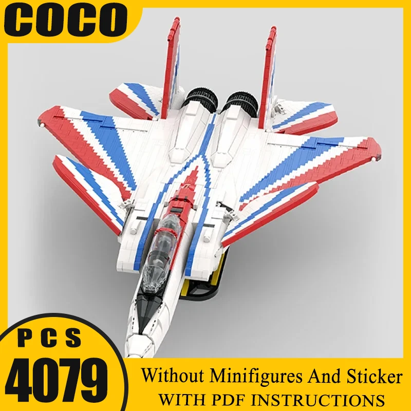 

Военная серия Moc Building Bricks NF-15B Исследовательская модель самолета Технология здания Модульный блок DIY Обзорная игрушка Подарки