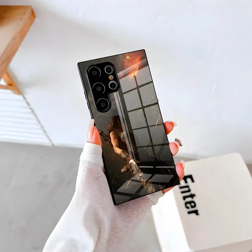Tomb Raider Game Phone Case For Samsung A57 A37 A33 5G A54 A36 A35 A56 A52 A17 Shockproof Glass Cover