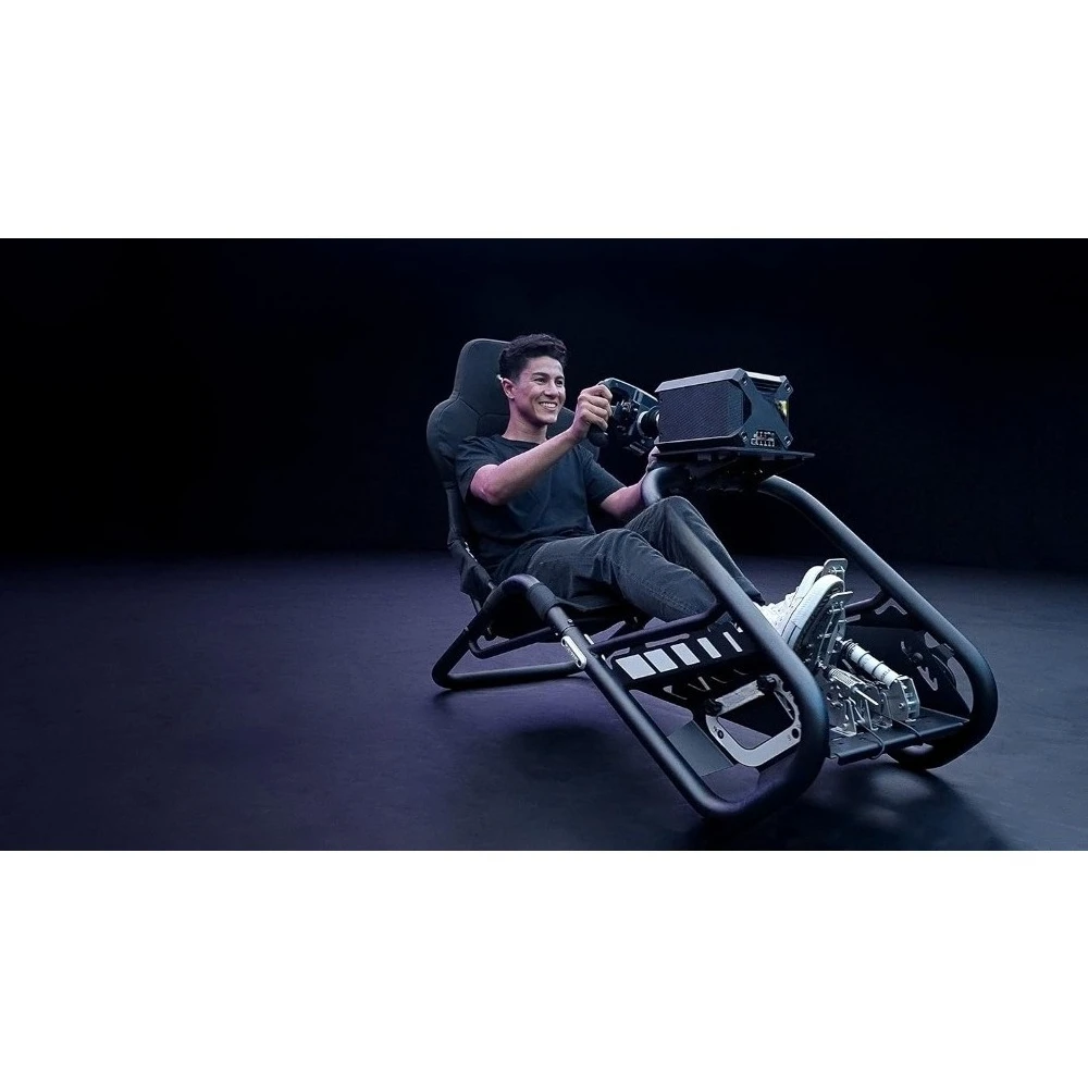 

Trophy Sim Racing Cockpit | High Performance Racing Simulator Cockpit | Supports Direct Drive | Compatible with All Steering