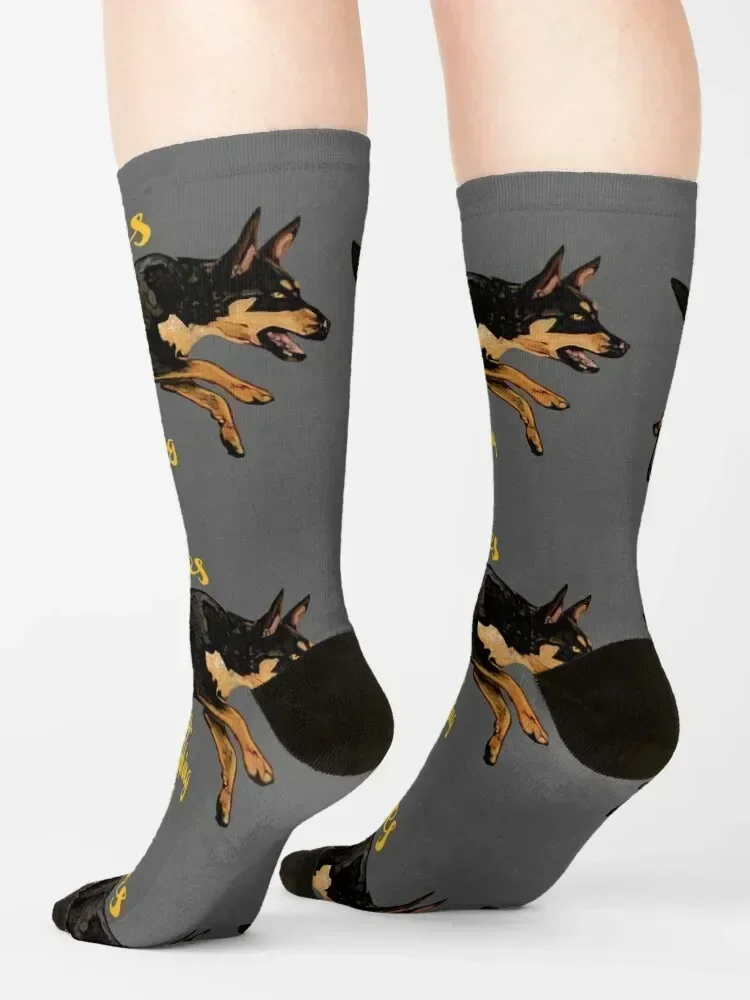 Kelpies, herding everything since 1870 Socks Running gym anti-slip with print Man Socks Women's