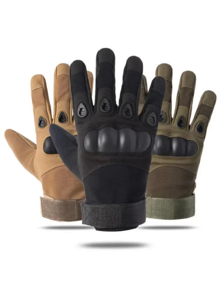 AliExpress NONE 1Pair Tactical Military Gloves, Color Bullet Air Gun Shooting, Soldier Combat Anti Slip Bicycle All Finger Gloves