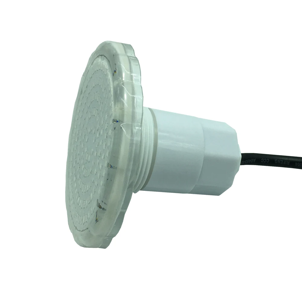 

RGB Pool Light 15W 1.5' Thread Resin Filled IP68 Waterproof AC12V Switch on/off Sync Cold White