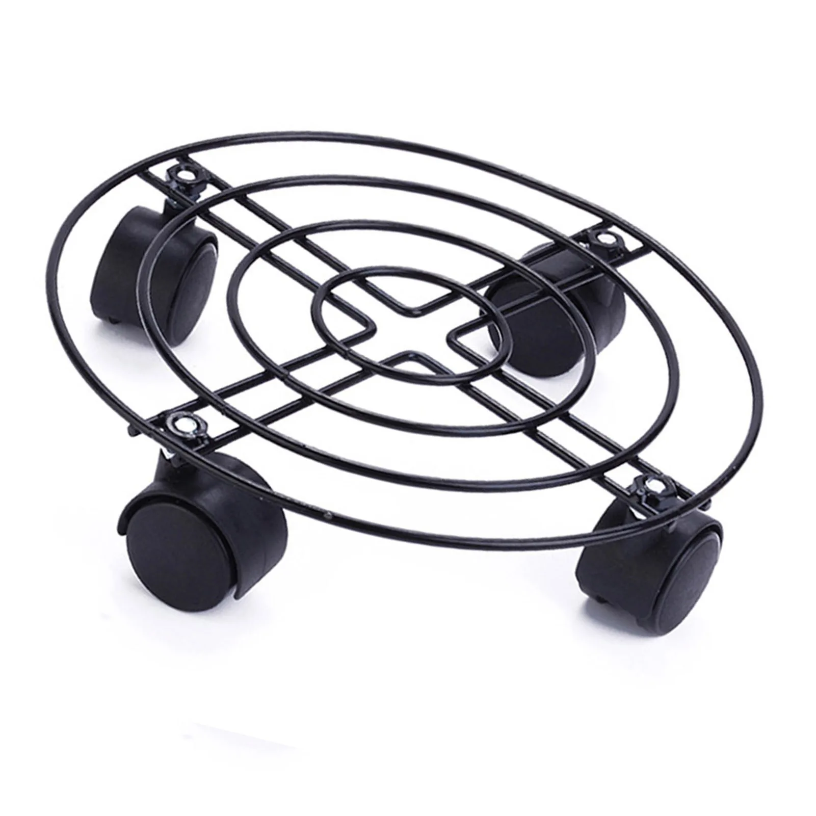 Heavy Duty Iron Potted Plant Stand Heavy Duty Iron Potted Plant Stand With Wheels Round Flower Pot Rack for Indoor Outdoor