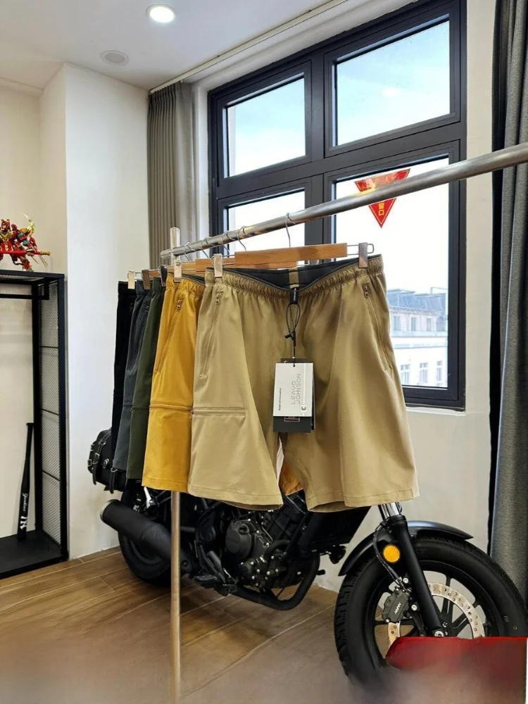 

Leavo Johnson Men's Lightweight Breathable Summer Outdoor orts Casual Straight Leg Faion Urban orts Water-Resistant