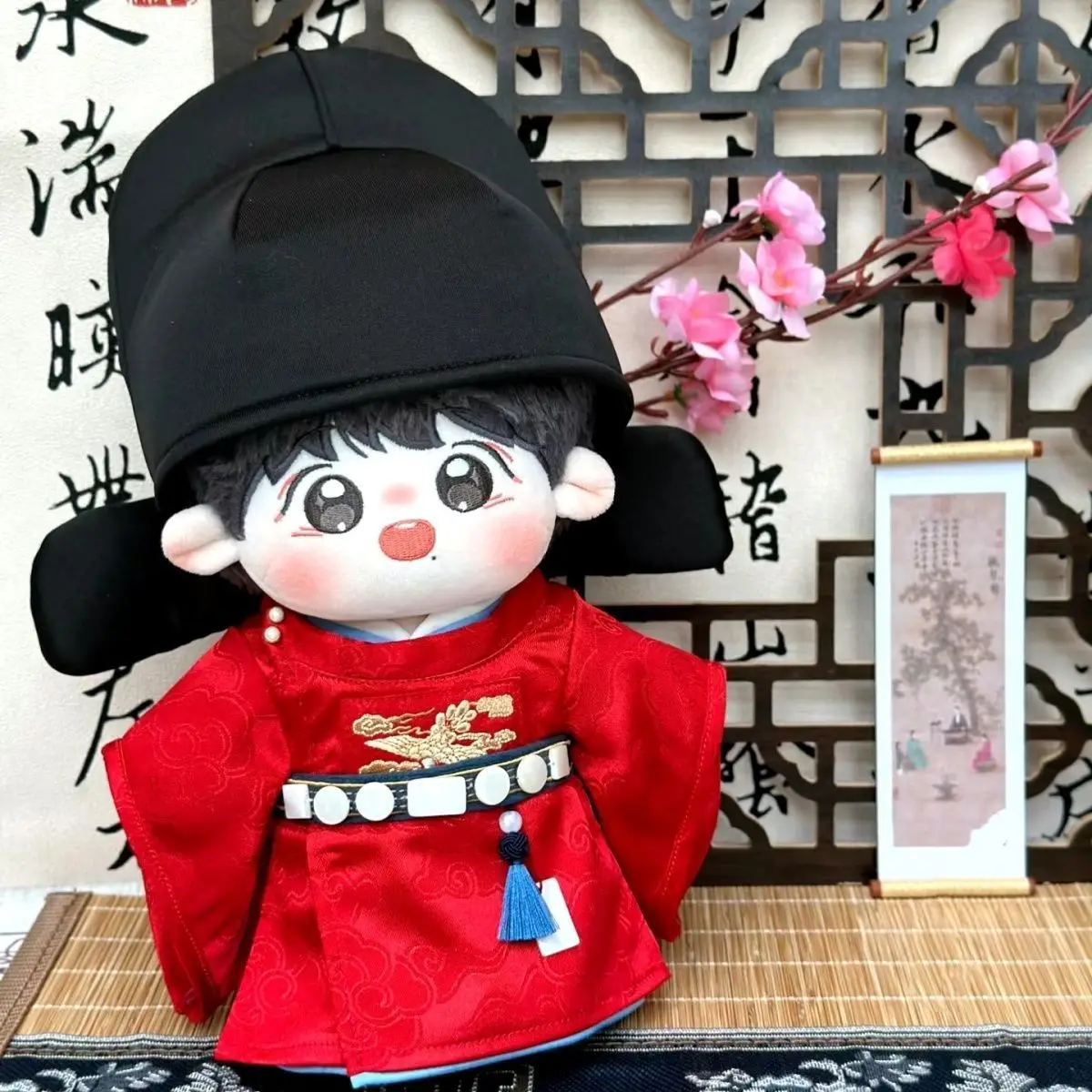 

20 Cm Same Style Xiao Zhan Zang Hai Zhuan Fan Support Dress-up Cotton Doll Idol Doll Cute Q-version Doll Pendant Gift Doll Xmas
