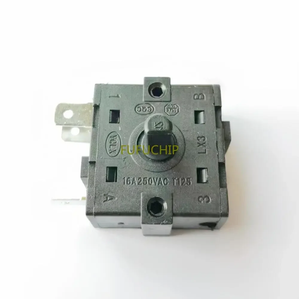 Original New 100% 25T125 Series Heating Rotary Selection Switch Circulating Gear 5pin 3pin 4gear 16A