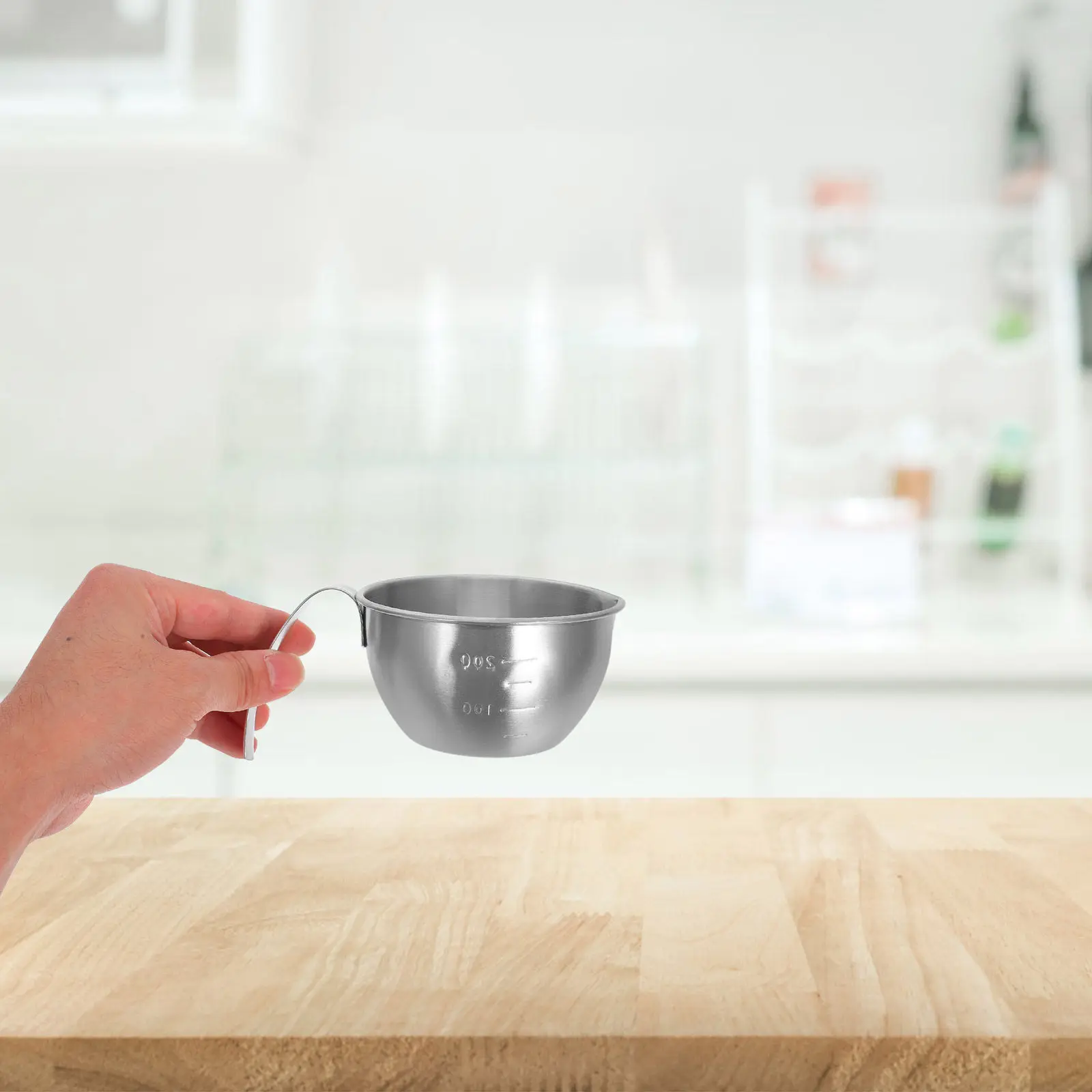Bowl Mixing Baking Prep Kitchen Steel Stainless Salad Halloween Christmas Cooking Bowl Stainless Steel Cup Stainless Steel 200Ml