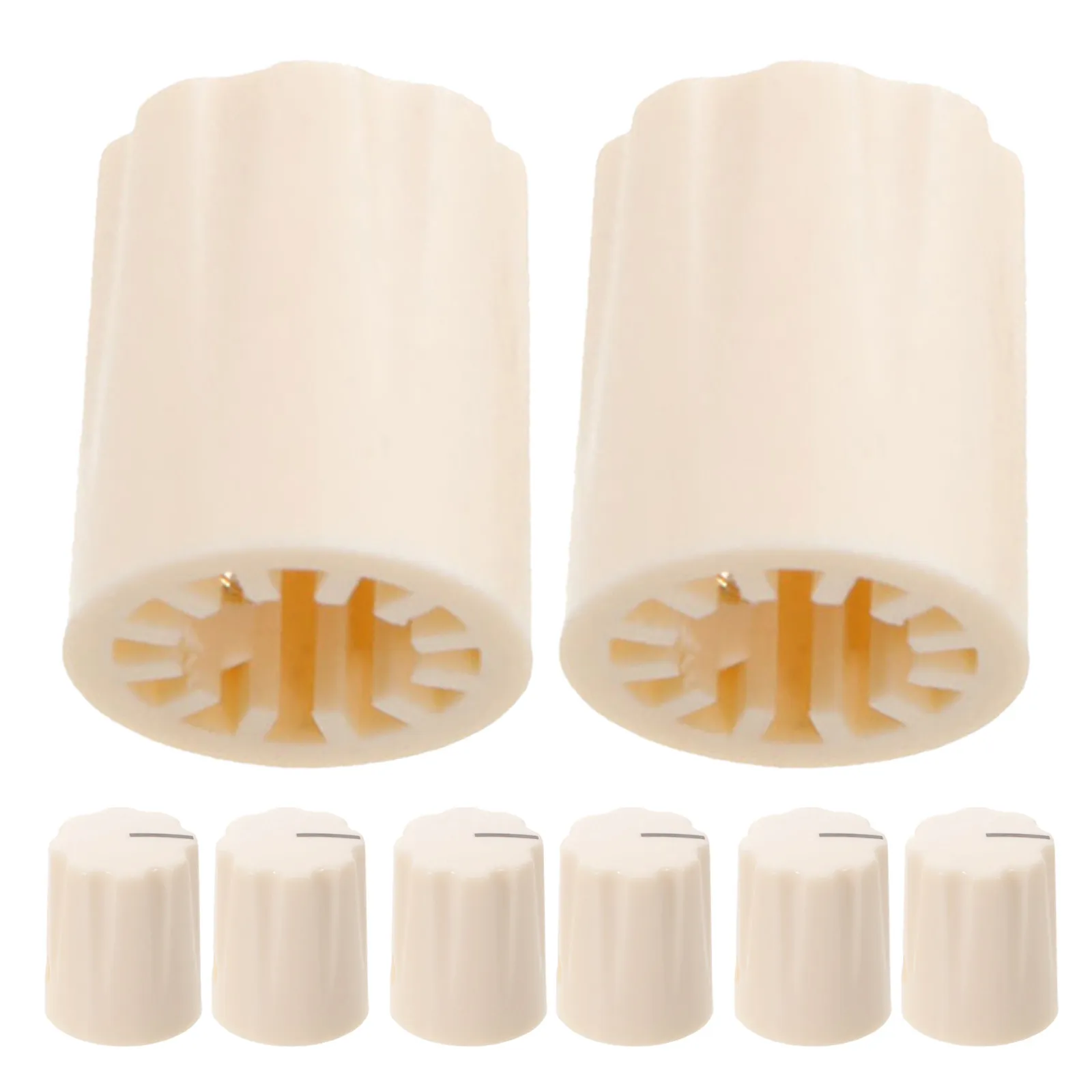 8 PCS Audio Mixer Knob Control Guitar Accessories Board Electric Speaker Volume Accessory Encoder