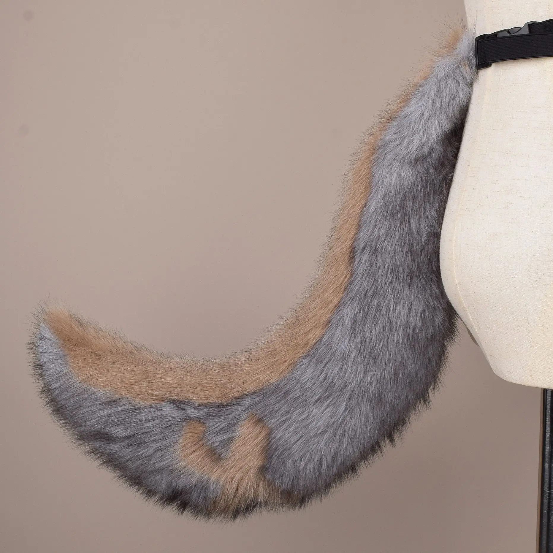 Furry Star Heart Shape 70CM Tail for Comic-Con Kawaii Lolita Party Performance Props Fursuit Tail Cosplay Accessories Kids Gift