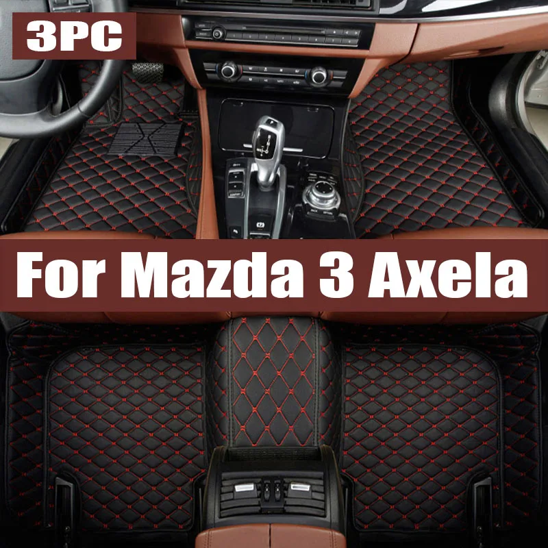 

Car Floor Mat for Mazda 3 Axela BK Sport 23S 2004~2009 2005 2006 Foot Parts TPE Liner Carpet Pad Custom Cover Rug trunk mat