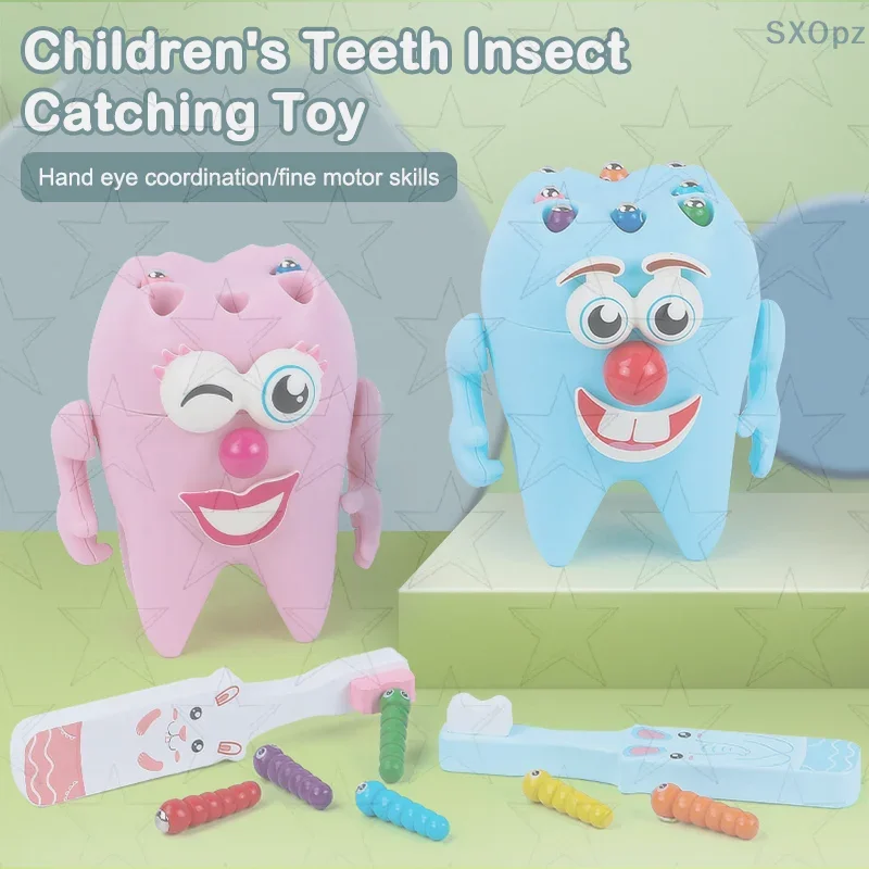 Conjunto de brinquedos odontológicos educativos simulação crianças dentista ferramenta lugar fingir jogar presente do miúdo