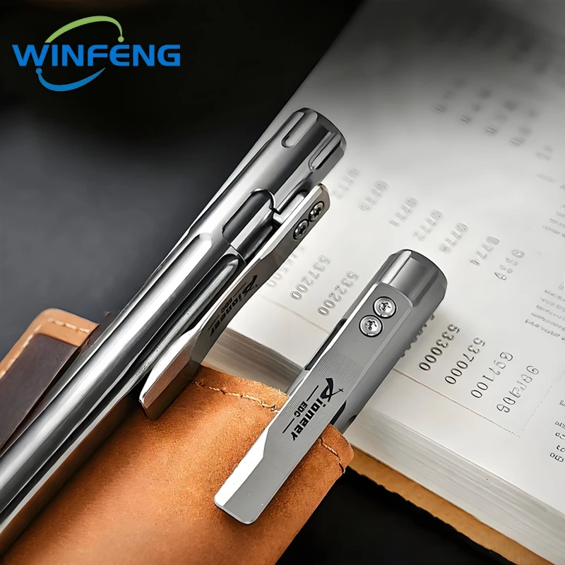 Titanium Alloy Tactical Pen Business Signature Gel Pen Self-defense Personal Security Equipment Emergency Grass Breaker