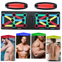 12 in 1 Push Up Board Foldable Push-Up Board with Handle Practice Shoulder Chest Triceps Trapezius Muscle for Home