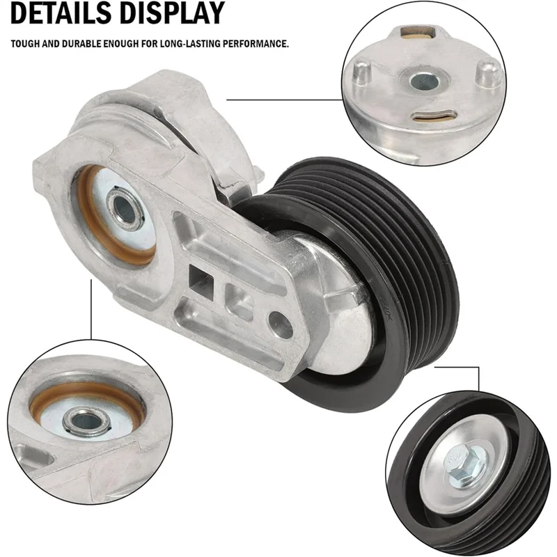 

NEW-Drive Belt Tensioner Pulley Assembly 38382 Kit For Dodge Ram 1500 2500 3500 2003-2008 53032130AA 53032130AC 38058