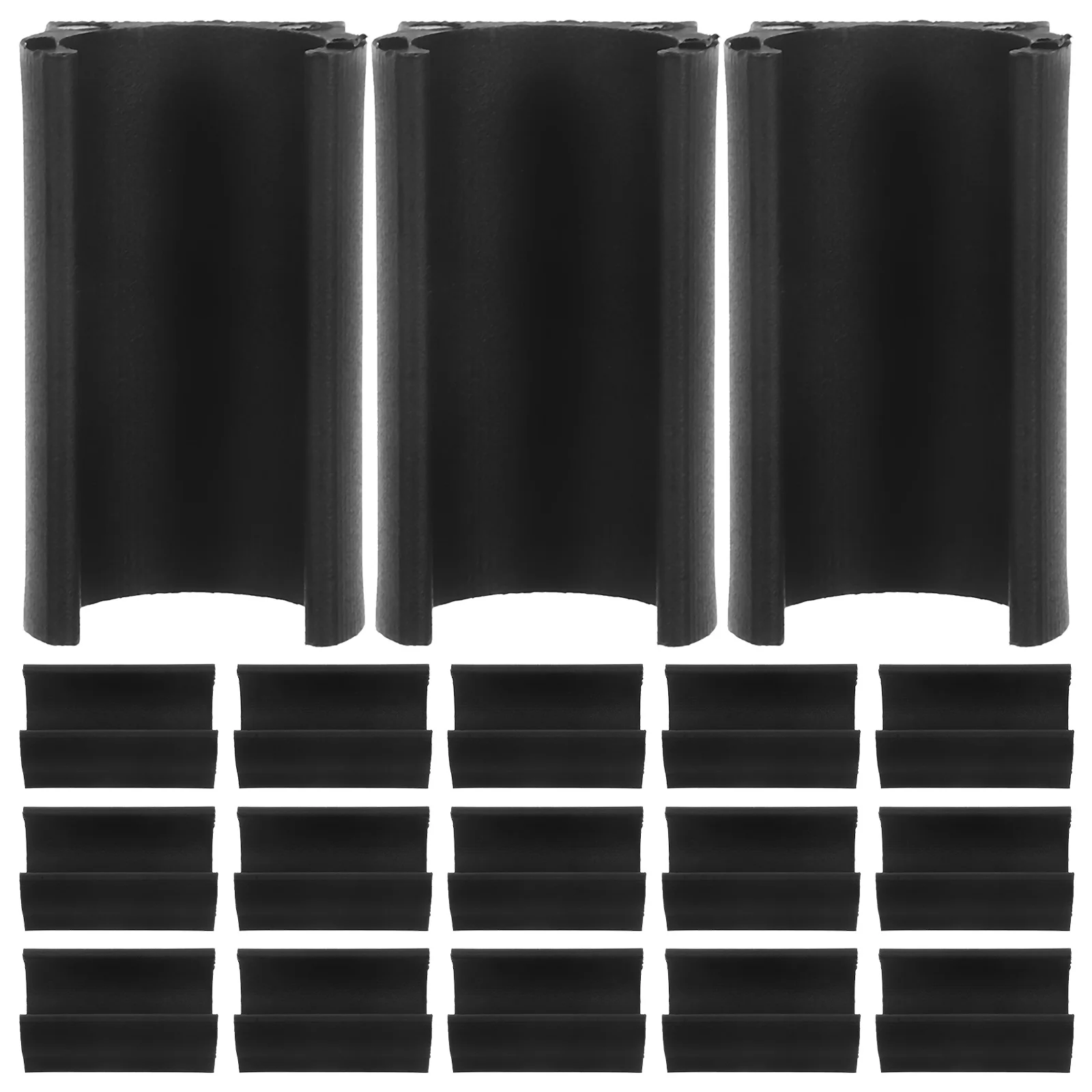 

20 шт. противоскользящие подушечки U-образные колпачки для ножек стула пластиковые чехлы для ног для мебели батут защита пола прочная железная трубка