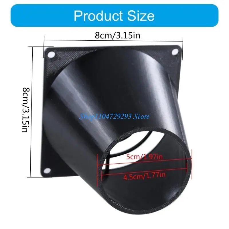 Вентилятор Y2GD 8x8 см в воздуховодо