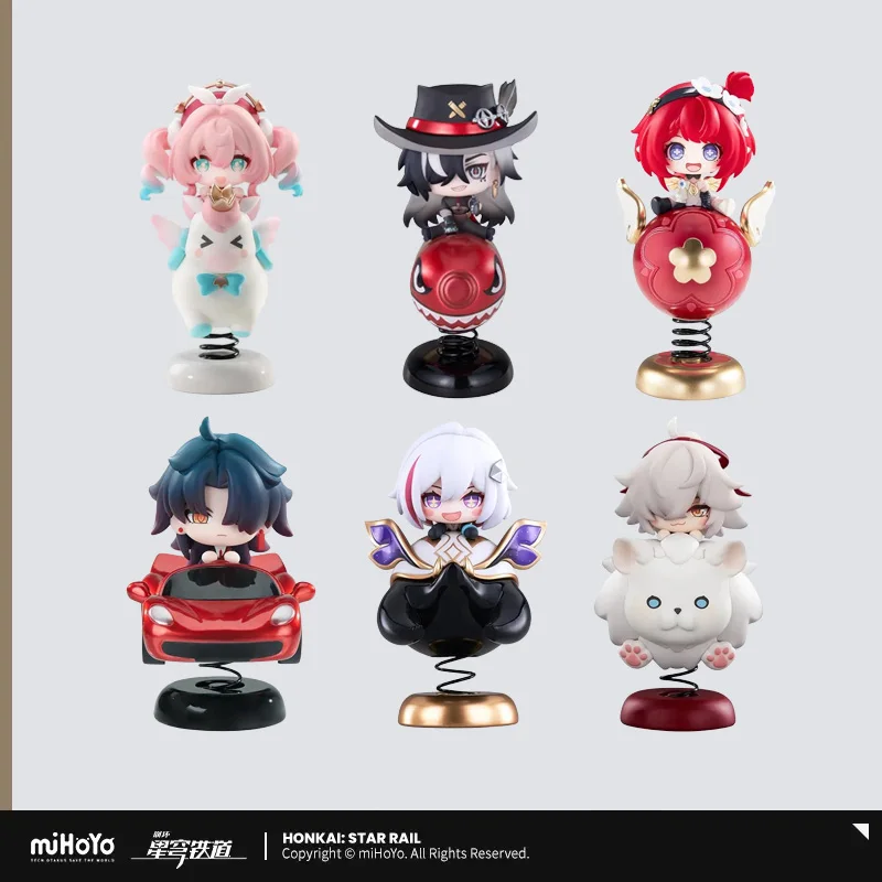 Sunsyea Honkai Star Rail Official Merch miHoYo Original Authentic Jing Yuan Boothill Q Version Figure Doll Desktop Ornament