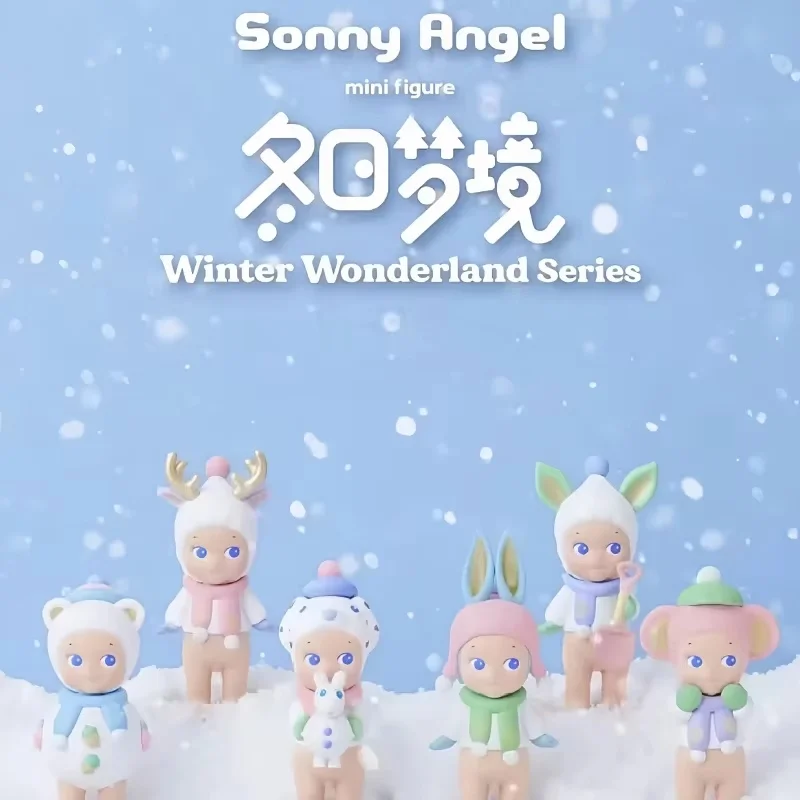 

Original Sonny Angel Blind Box Winter Wonderland Series Mysterious Surprise Box Figure Anime Model Guess Bag Dolls Xmas Gift Toy